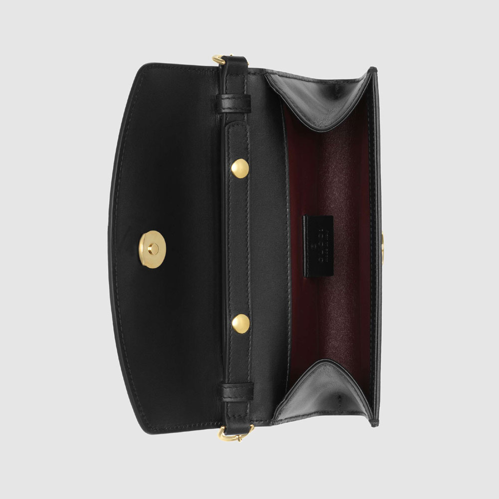 Gucci Zumi smooth leather mini bag 564718 05J0X 1000 - Photo-4