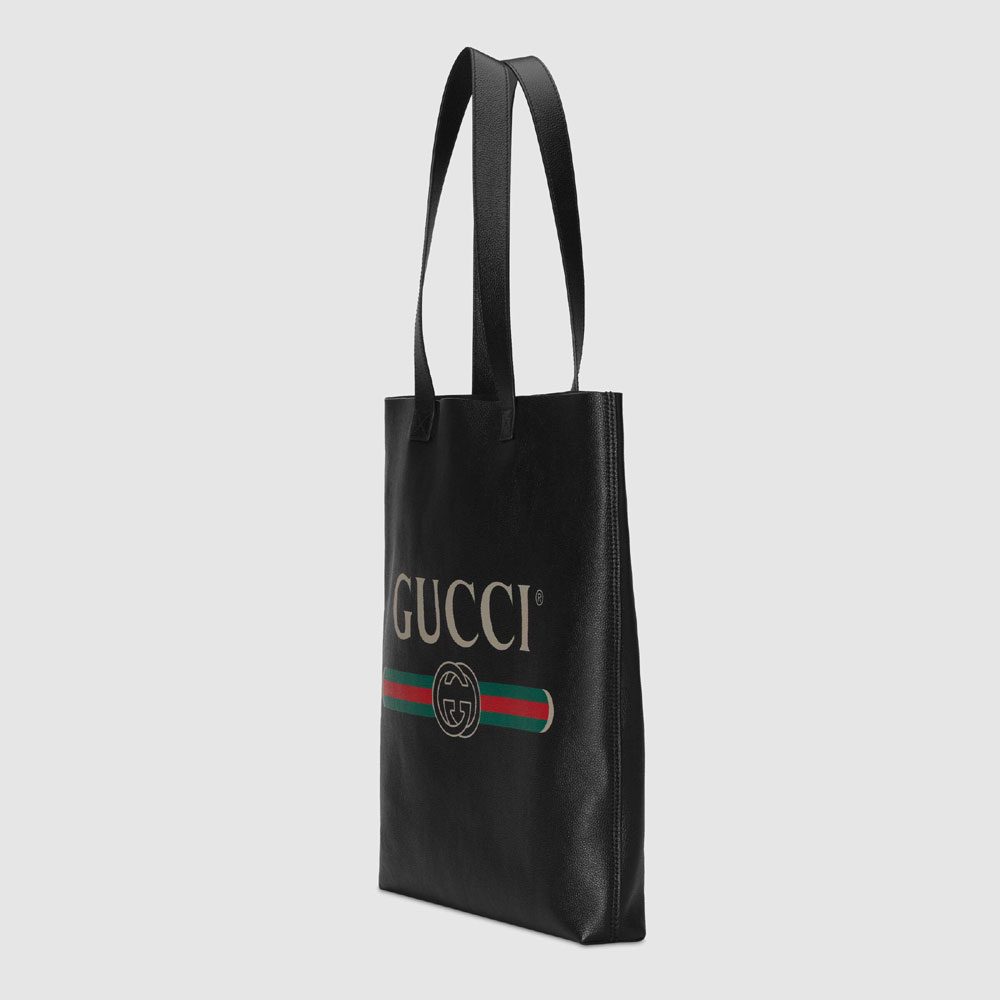 Gucci Print leather tote 572768 0Y2AT 8163 - Photo-2