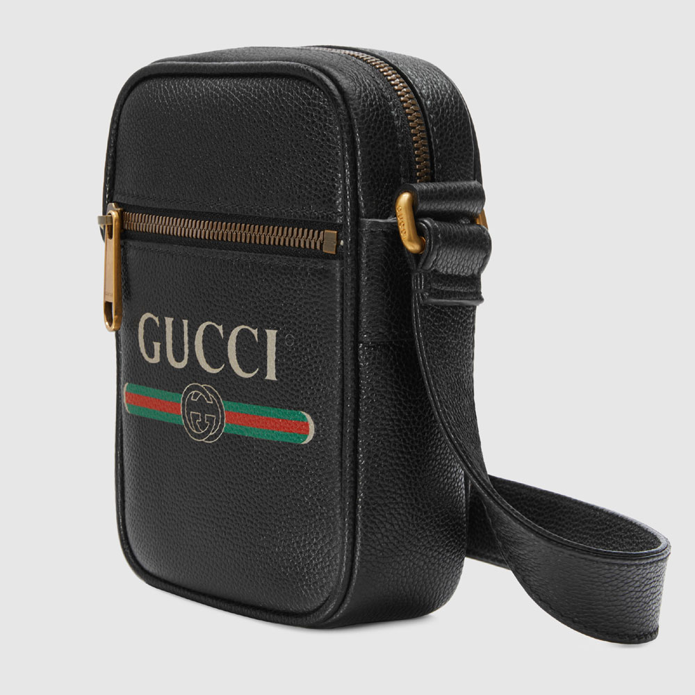 Gucci Print leather shoulder bag 574803 0Y2AT 8163 - Photo-2