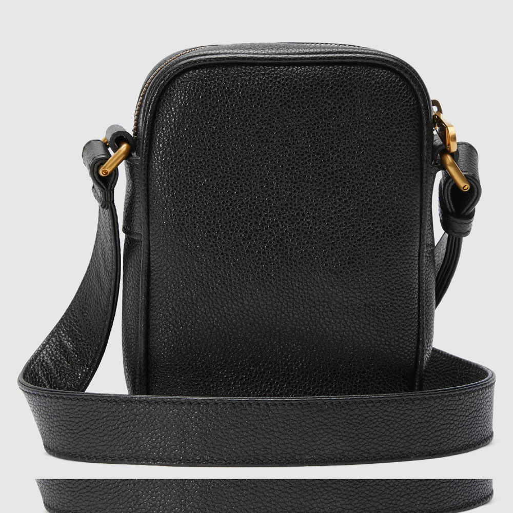 Gucci Print leather shoulder bag 574803 0Y2AT 8163 - Photo-3