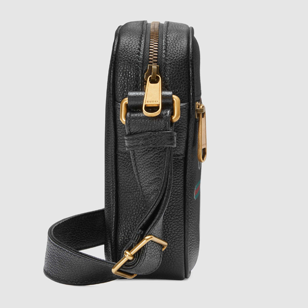 Gucci Print leather shoulder bag 574803 0Y2AT 8163 - Photo-4