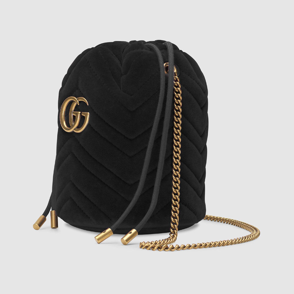 Gucci GG Marmont mini bucket bag 575163 9STDT 1000 - Photo-2