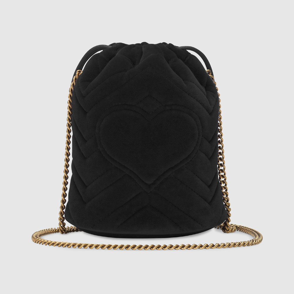 Gucci GG Marmont mini bucket bag 575163 9STDT 1000 - Photo-3
