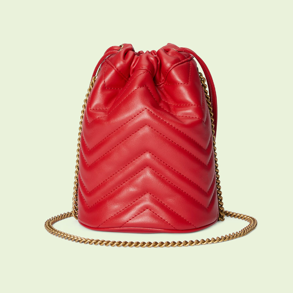 Gucci GG Marmont matelasse mini bucket bag 575163 DTDHT 6832 - Photo-3