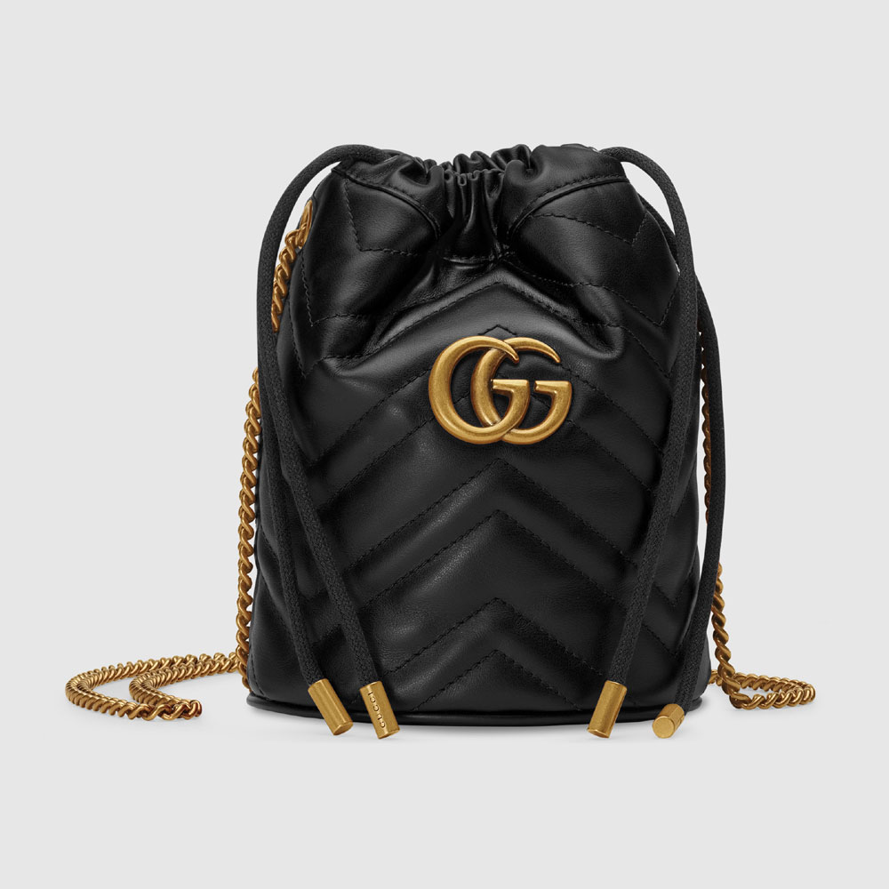 Gucci GG Marmont mini bucket bag 575163 DTDRT 1000