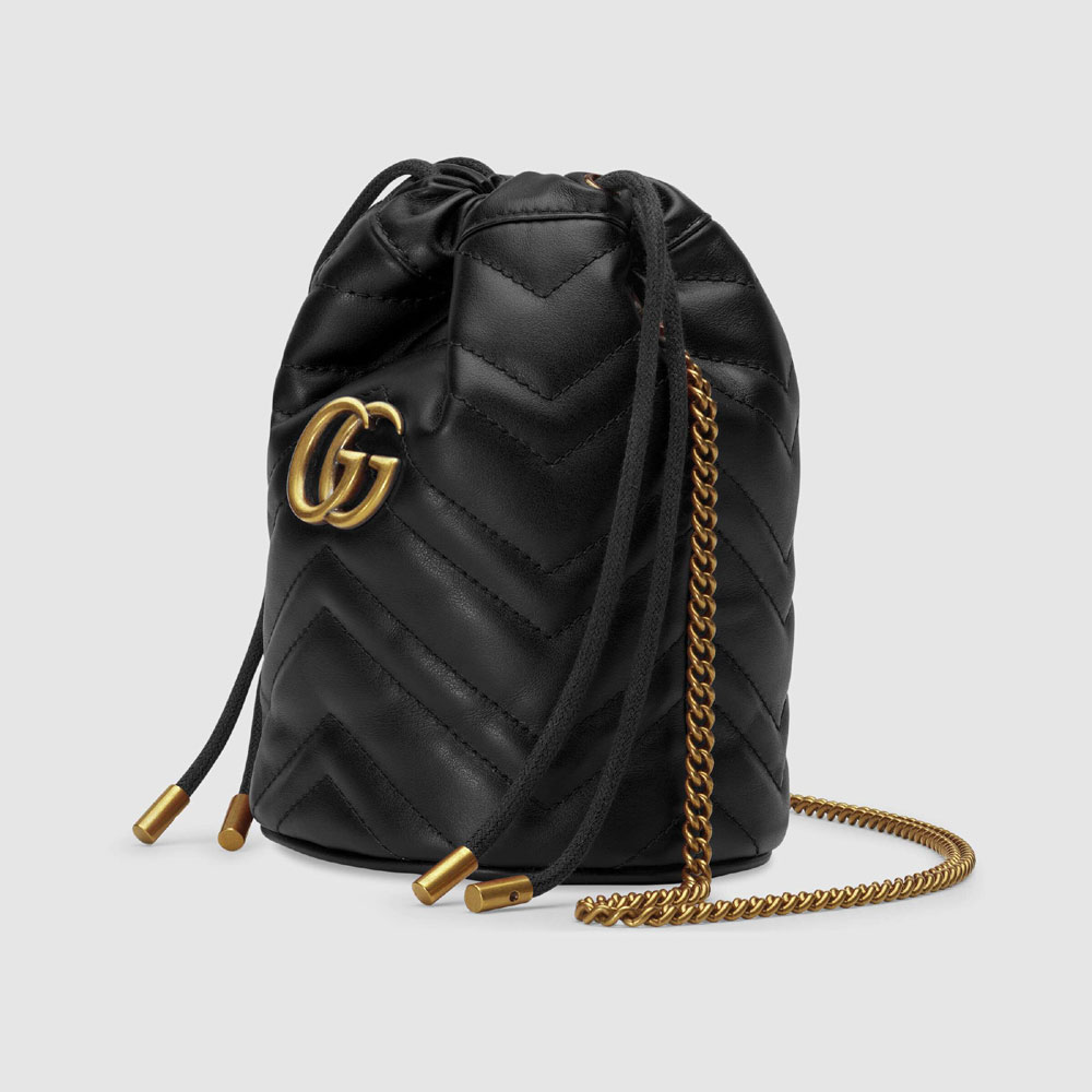 Gucci GG Marmont mini bucket bag 575163 DTDRT 1000 - Photo-2