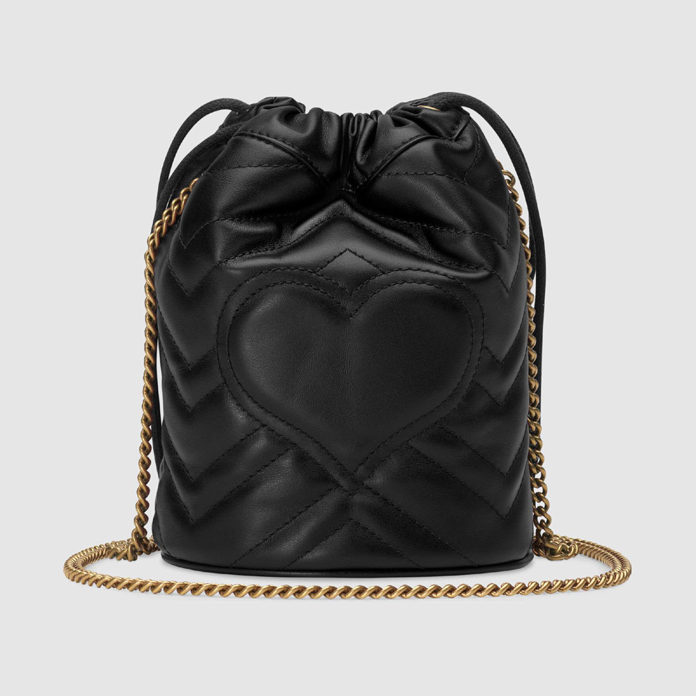 Gucci GG Marmont mini bucket bag 575163 DTDRT 1000 - Photo-3
