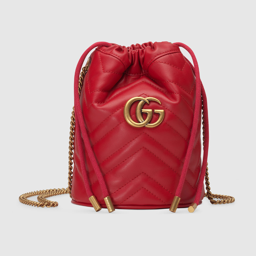Gucci GG Marmont mini bucket bag 575163 DTDRT 6433