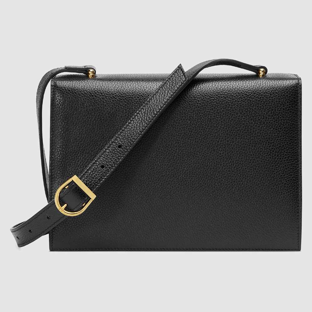 Gucci Zumi grainy leather small shoulder bag 576388 1B90X 1000 - Photo-3