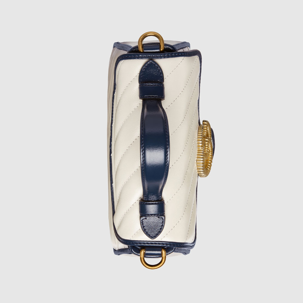Gucci GG Marmont mini top handle bag 583571 0OLFX 9085 - Photo-4