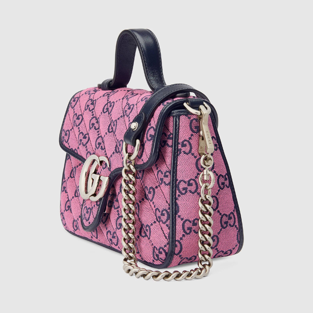 Gucci GG Marmont Multicolor mini top handle bag 583571 2UZCN 5279 - Photo-2