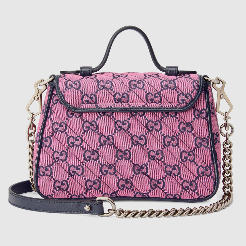 Gucci GG Marmont Multicolor mini top handle bag 583571 2UZCN 5279 - Photo-3