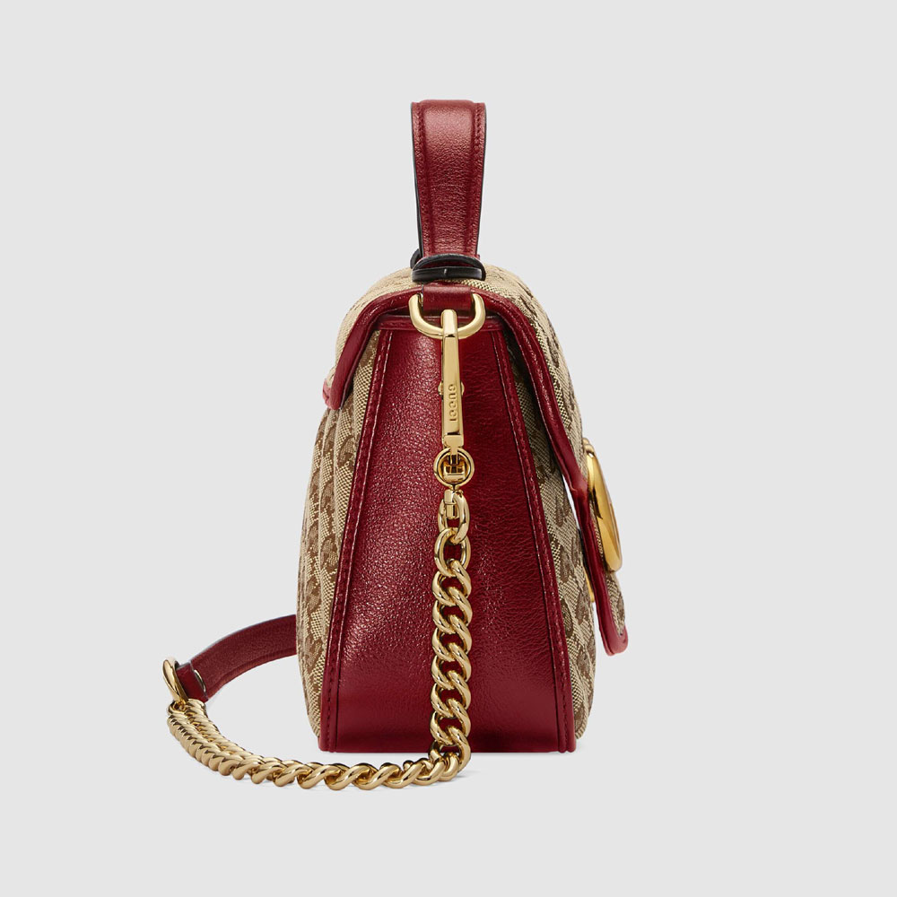 Gucci GG Marmont mini top handle bag 583571 HVKEG 8561 - Photo-4