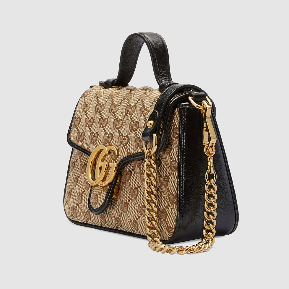 Gucci GG Marmont mini top handle bag 583571 HVKEG 9772 - Photo-2