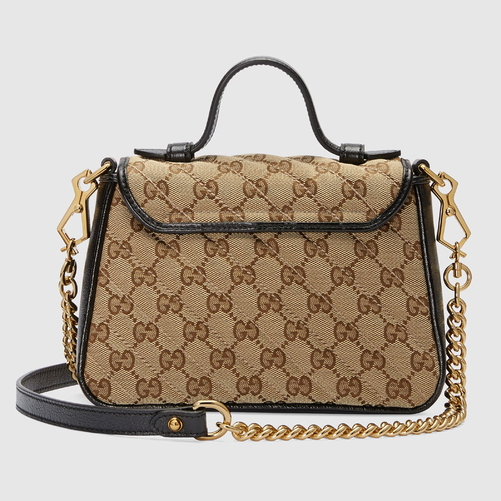 Gucci GG Marmont mini top handle bag 583571 HVKEG 9772 - Photo-3
