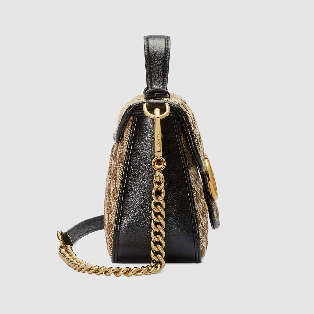 Gucci GG Marmont mini top handle bag 583571 HVKEG 9772 - Photo-4