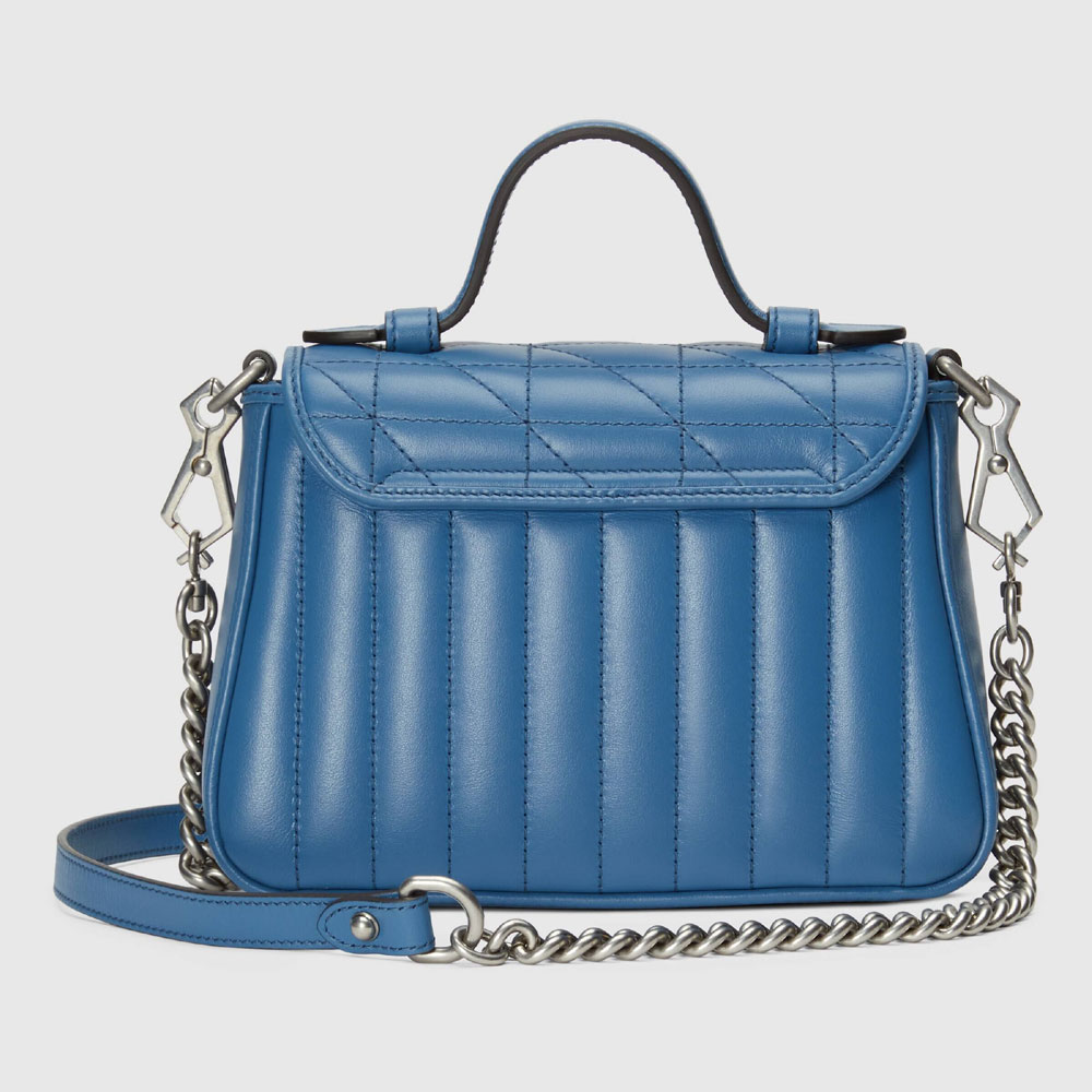 Gucci GG Marmont mini top handle bag 583571 UM8AF 4340 - Photo-3