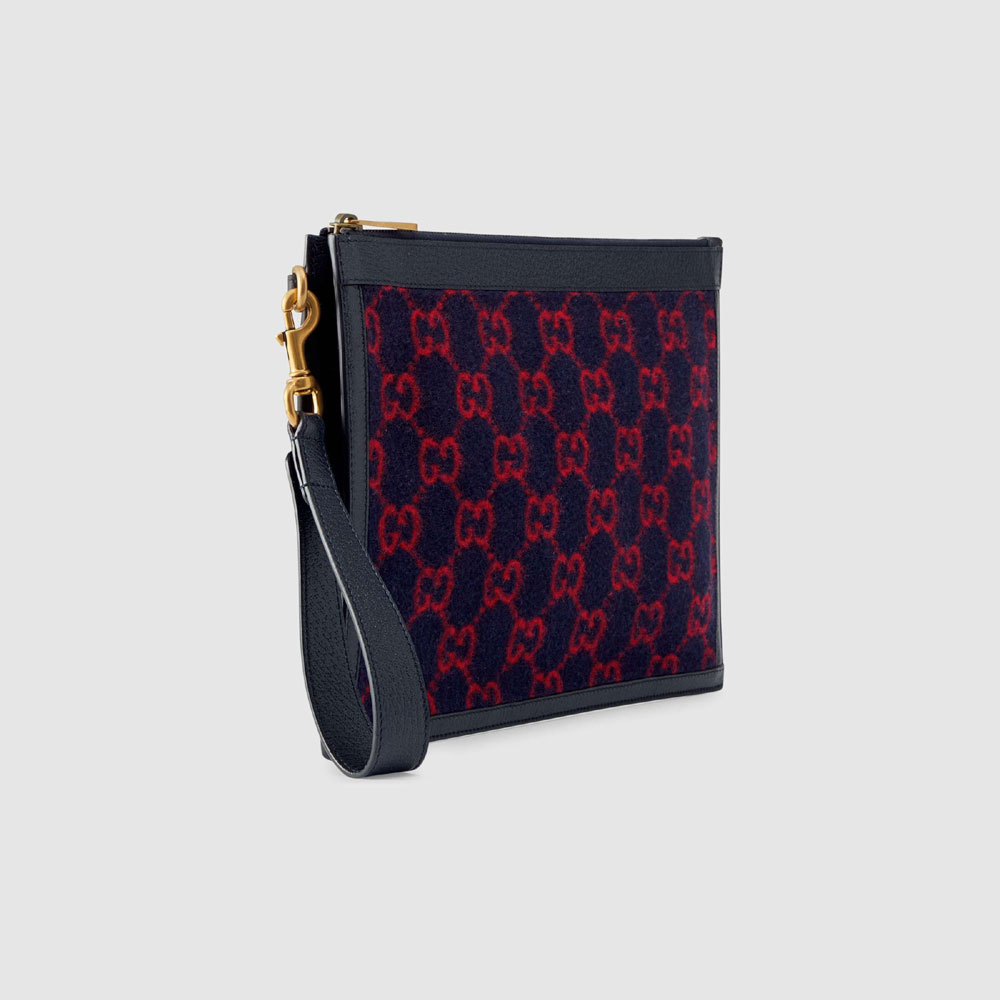 Gucci GG wool pouch 597627 G38ET 8497 - Photo-4