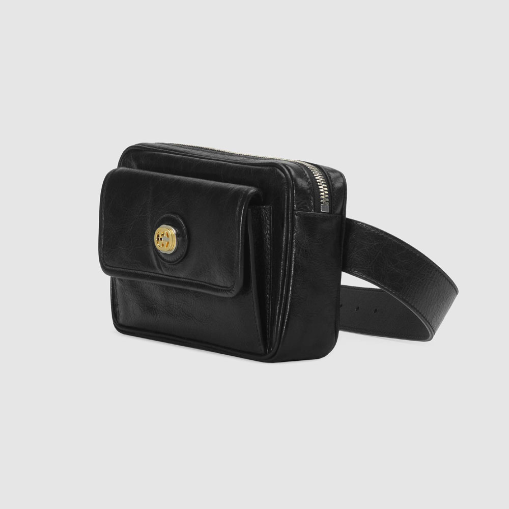 Gucci Leather belt bag 598080 1GZ0X 1000 - Photo-2
