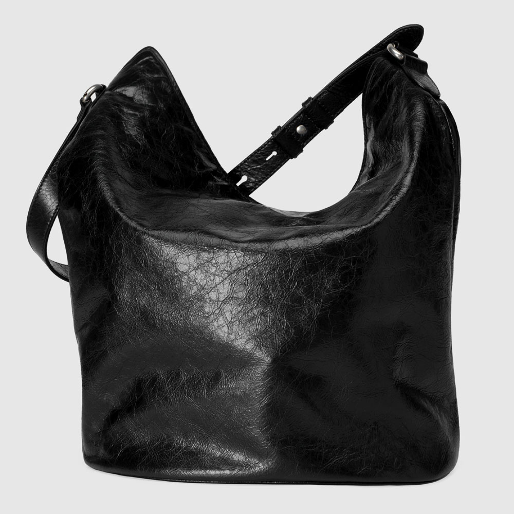 Gucci Leather hobo shoulder bag 598086 1GZ0X 1000 - Photo-3