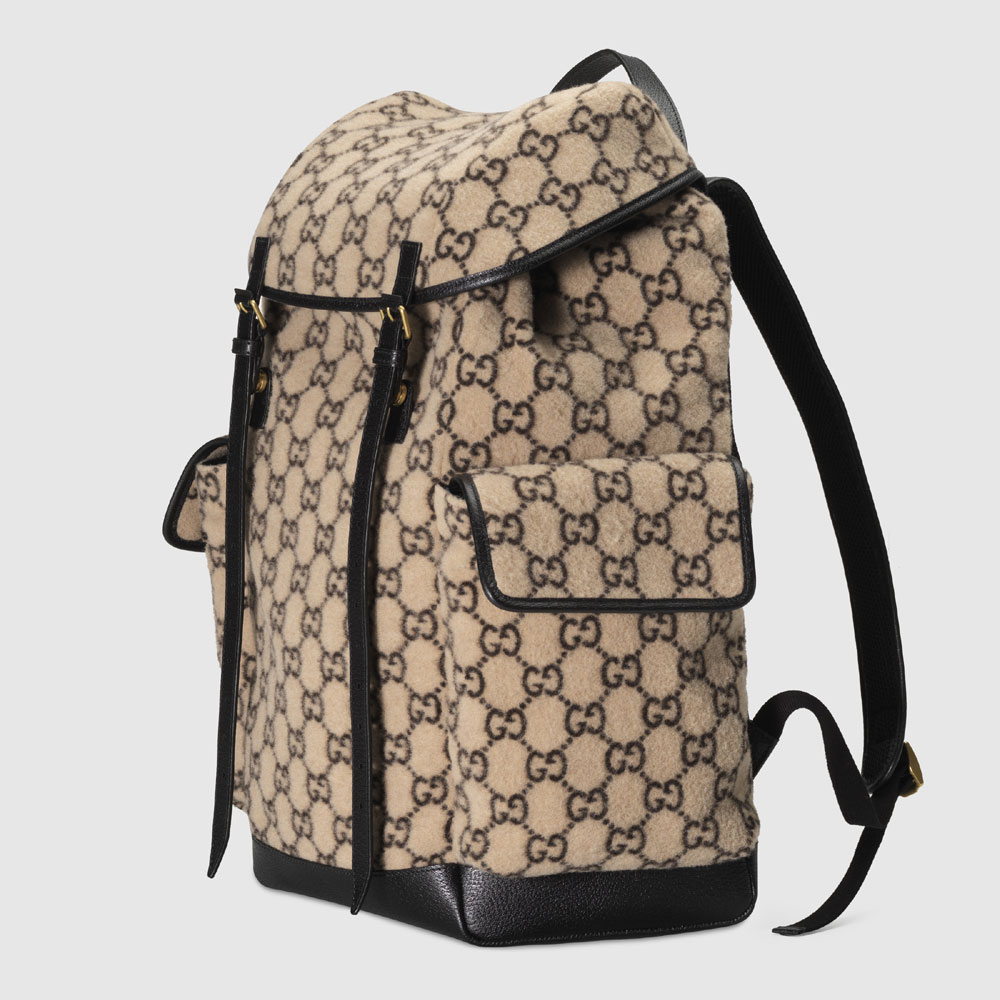 Gucci Large GG wool backpack 598182 G38GT 9769 - Photo-2