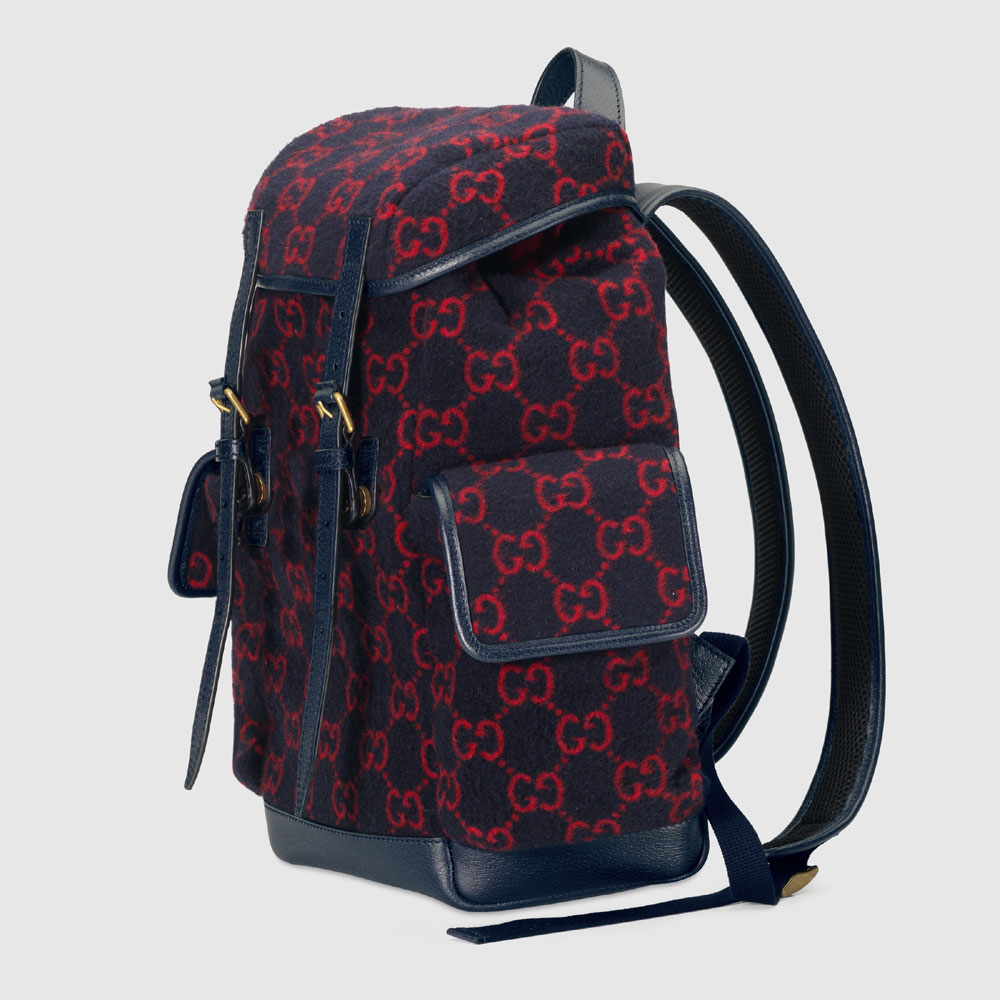 Gucci Small GG wool backpack 598184 G38GT 8468 - Photo-2