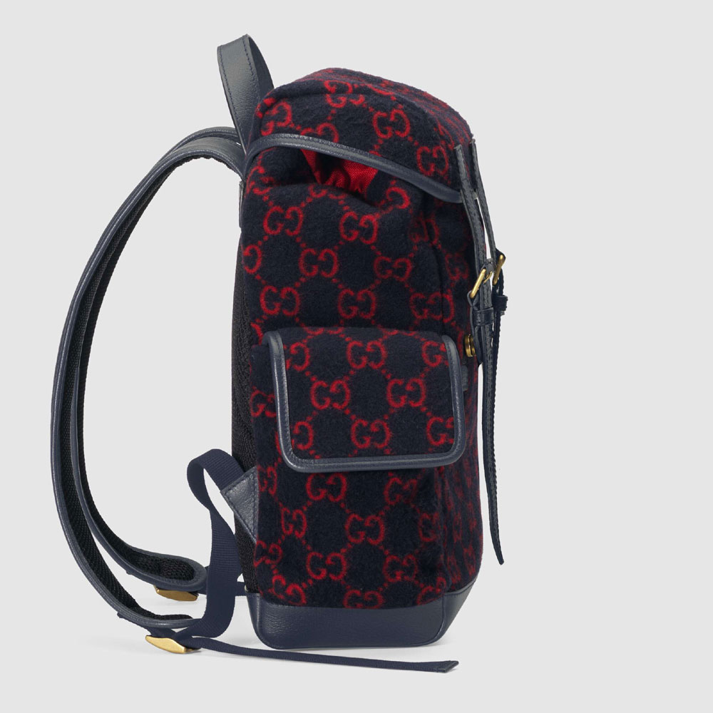 Gucci Small GG wool backpack 598184 G38GT 8468 - Photo-4