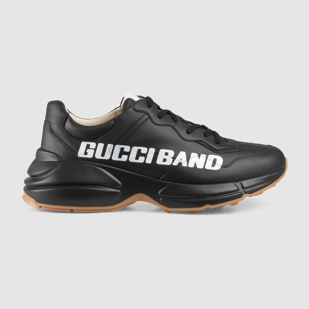 Mens Rhyton Gucci Band sneaker 599145 DRW00 1000 - Photo-2