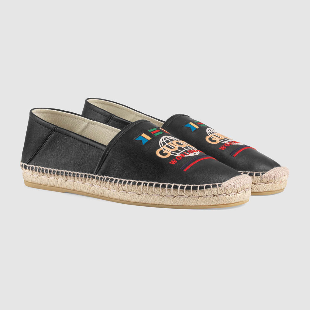 Mens espadrille with Gucci Worldwide 599532 A9L00 1000