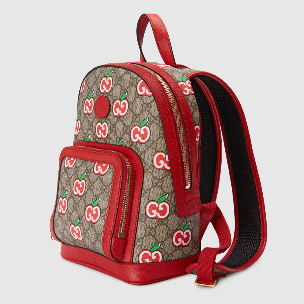 Gucci Small backpack with GG Apple print 601296 2EVCG 8604 - Photo-2