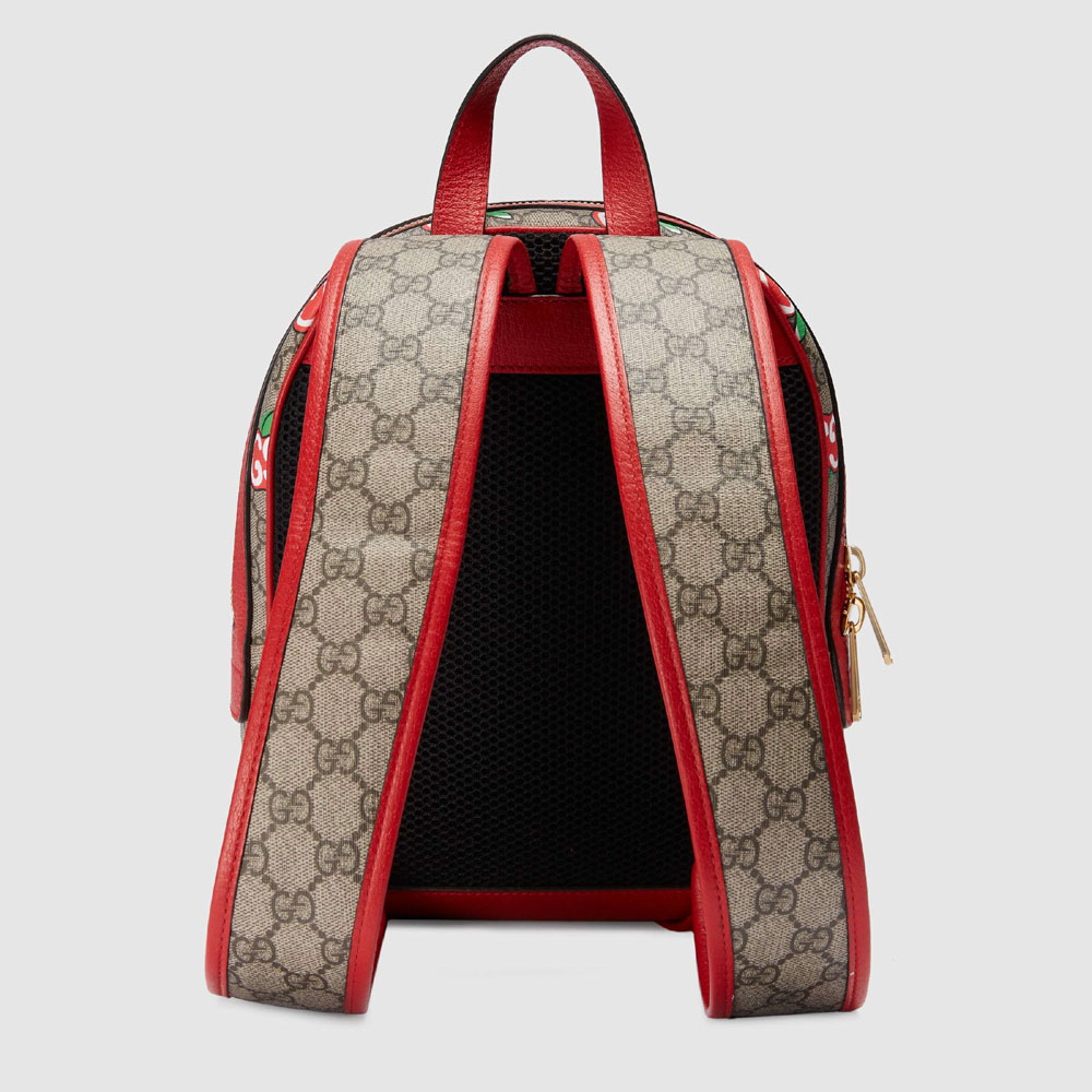 Gucci Small backpack with GG Apple print 601296 2EVCG 8604 - Photo-3