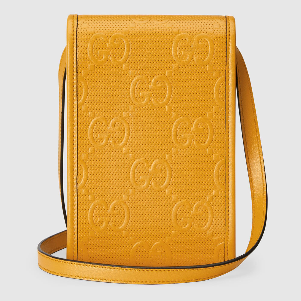 Gucci GG embossed mini bag 625571 1W3AN 7636 - Photo-3