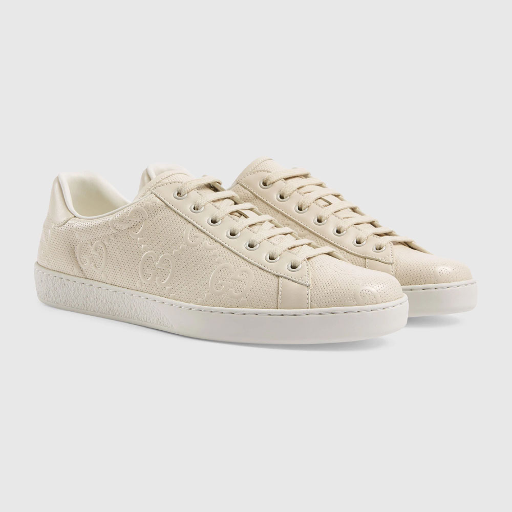Gucci Ace GG embossed Sneaker 625787 1XK10 9022