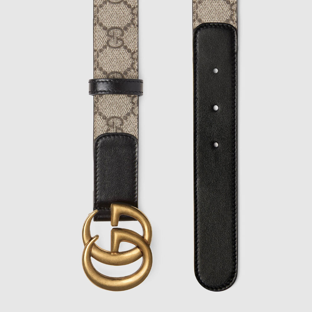 Gucci GG belt with Double G buckle 625839 92TLT 9769 - Photo-2