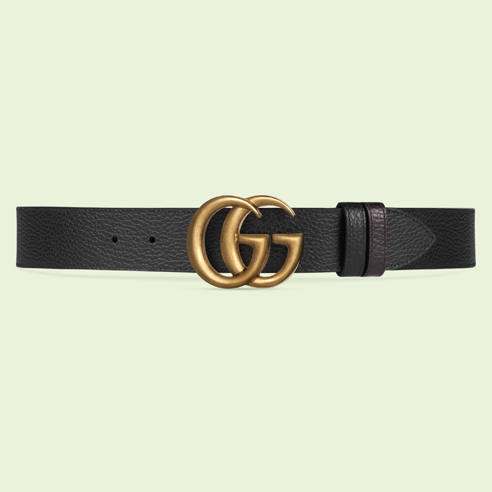 Gucci Reversible leather belt Double G buckle 627055 CAO2T 1062