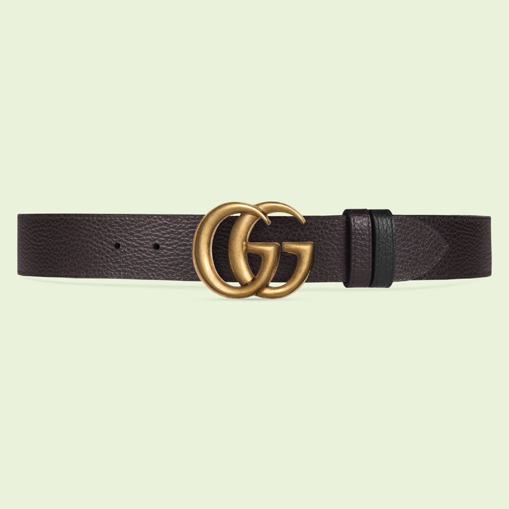 Gucci Reversible leather belt Double G buckle 627055 CAO2T 1062 - Photo-2
