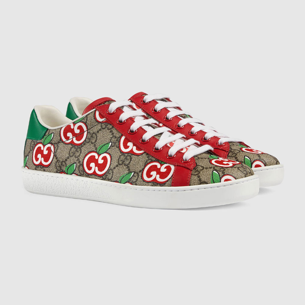Gucci Ace sneaker with GG apple print 627860 2BQ10 8480
