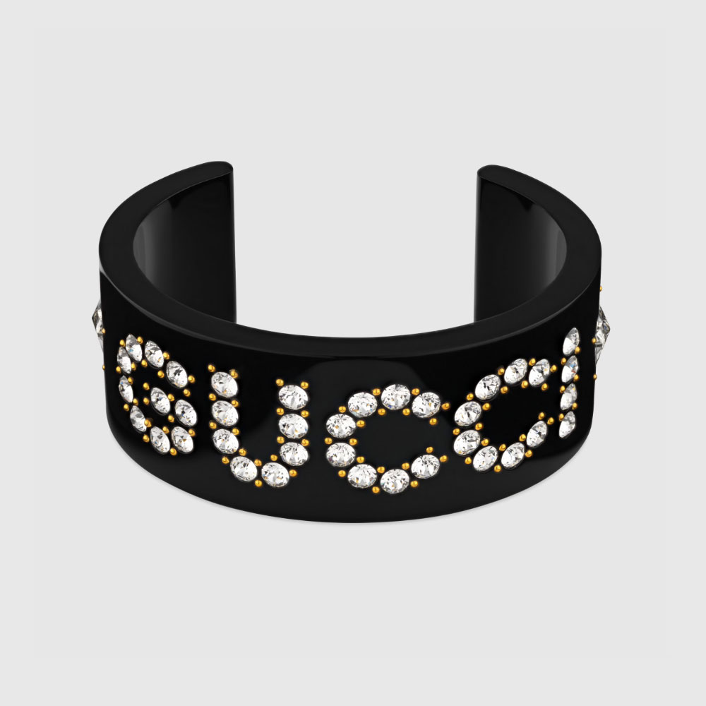 Crystal Gucci cuff bracelet 627956 I12GO 8520