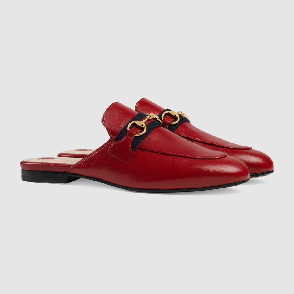 Gucci Womens Princetown leather slipper 629084 CQXM0 6489