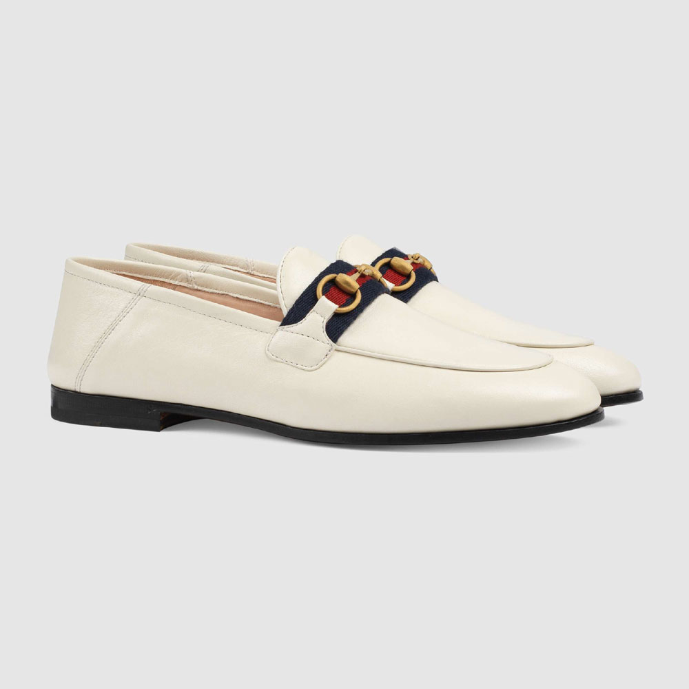 Gucci Womens loafer with Web 631619 CQXM0 9065