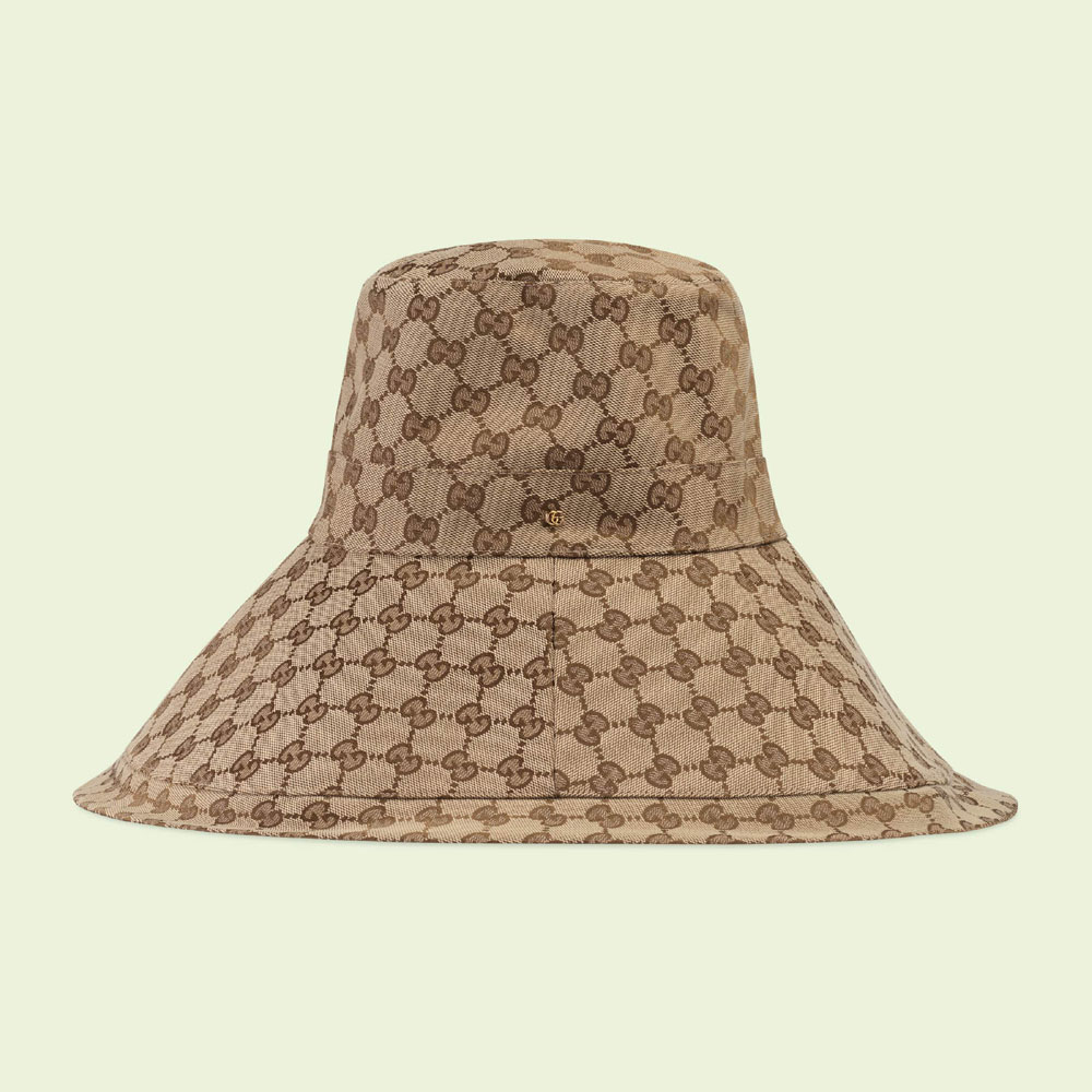 Gucci GG canvas wide brim hat 631958 KQW00 9700 - Photo-2