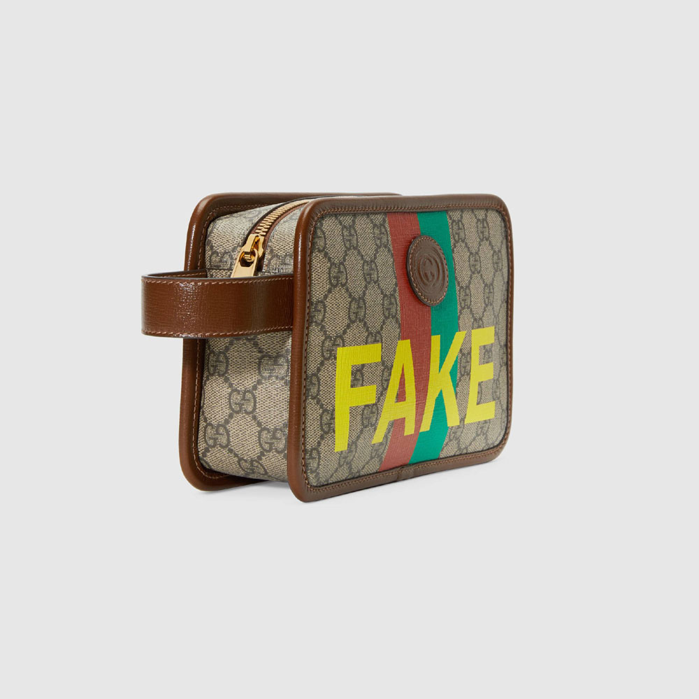 Gucci Fake Not print cosmetic case 636243 2GCAG 8280 - Photo-4