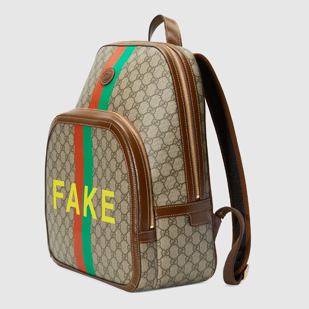 Gucci Fake Not print medium backpack 636654 2GCCG 8289 - Photo-2