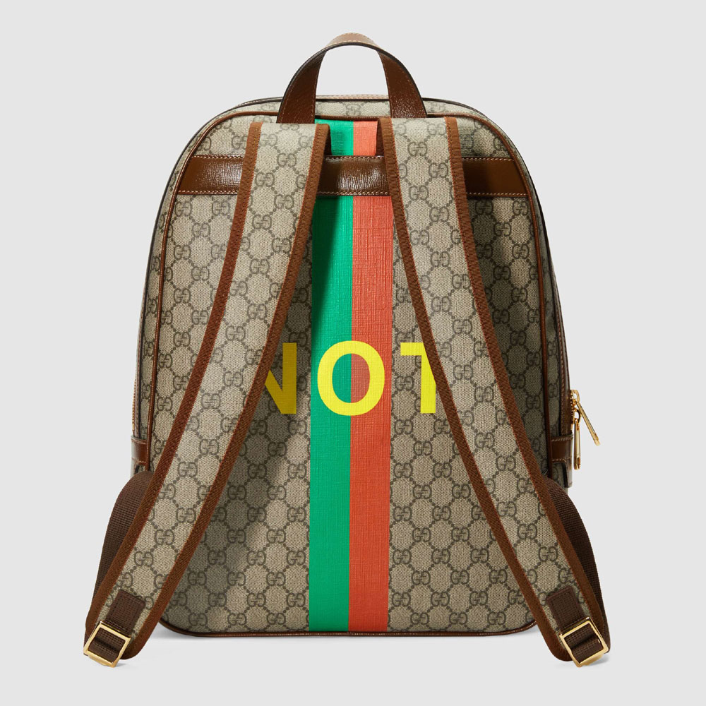 Gucci Fake Not print medium backpack 636654 2GCCG 8289 - Photo-3