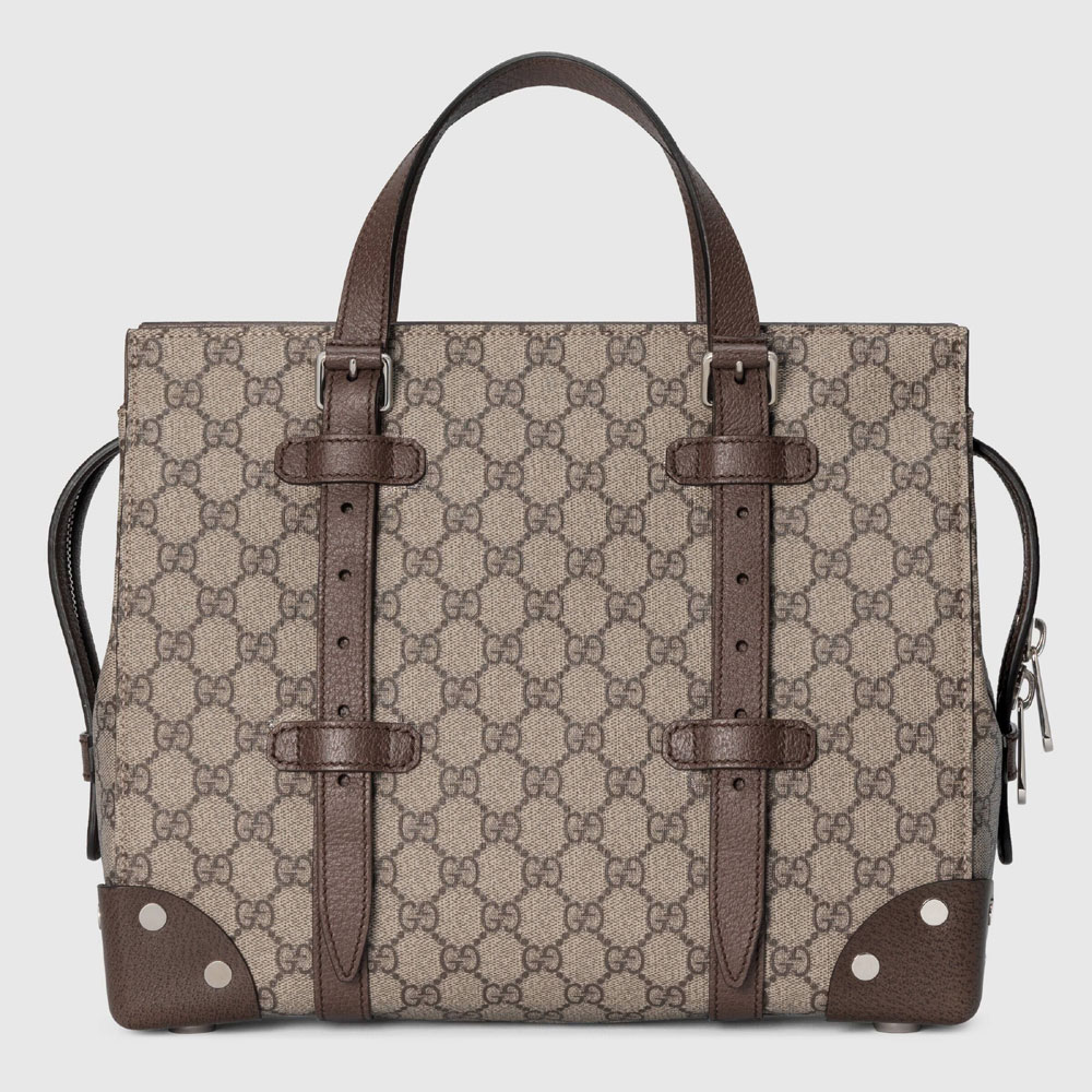 Gucci GG tote with leather details 643814 92TDN 8358 - Photo-3