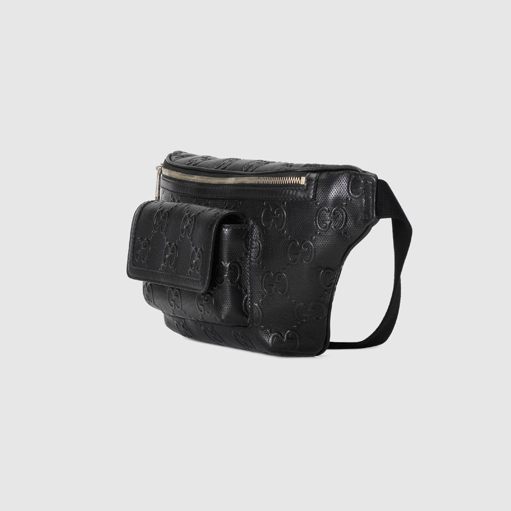 Gucci GG embossed belt bag 645093 1W3CN 1000 - Photo-2