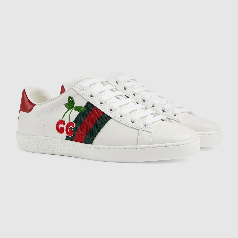 Gucci Ace sneaker with cherry 653135 1XG60 9065