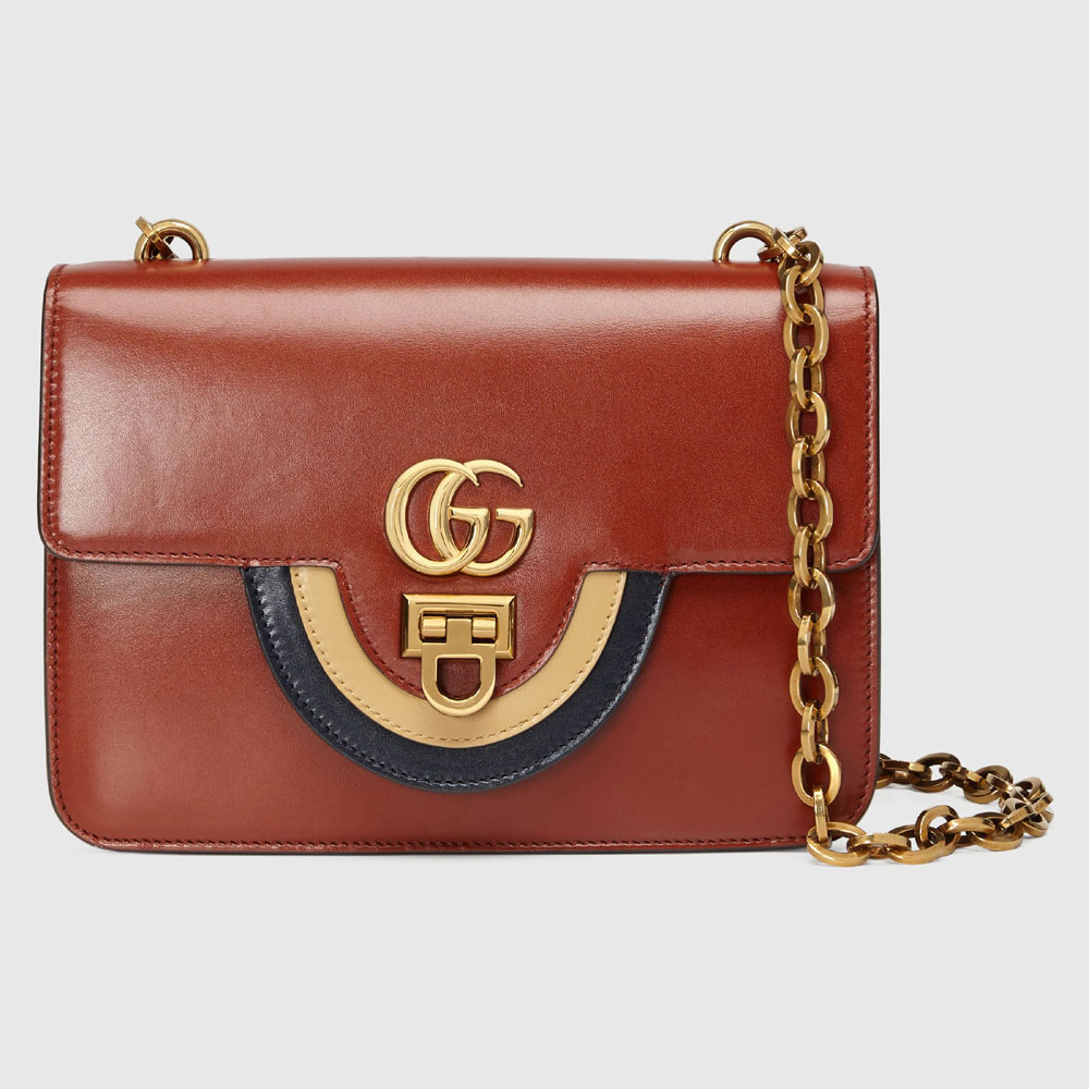 Gucci Small shoulder bag with Double G 655639 UBGAX 6489