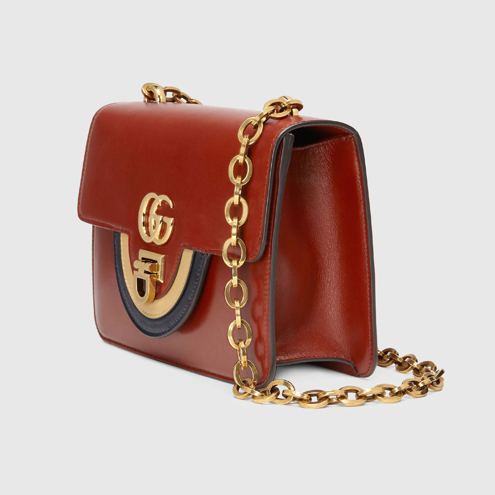 Gucci Small shoulder bag with Double G 655639 UBGAX 6489 - Photo-2