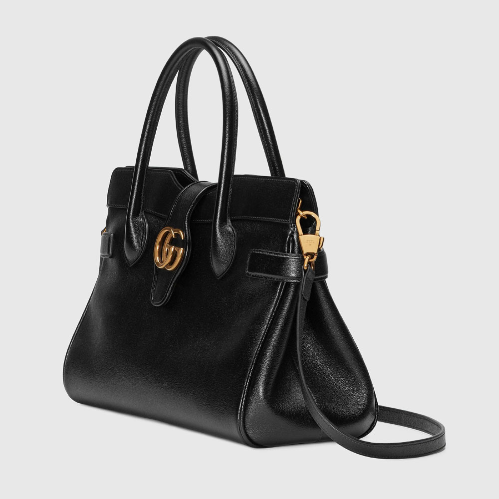 Gucci Medium top handle bag with Double G 658442 1U10T 1000 - Photo-2